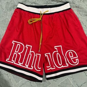 Rhude Court Logo Mesh Shorts XL